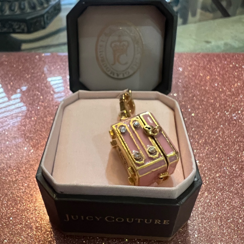 Juicy Couture Jewelry Box Charm; Rare and Discontinued